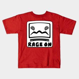Rage on Computer Gamer Kids T-Shirt